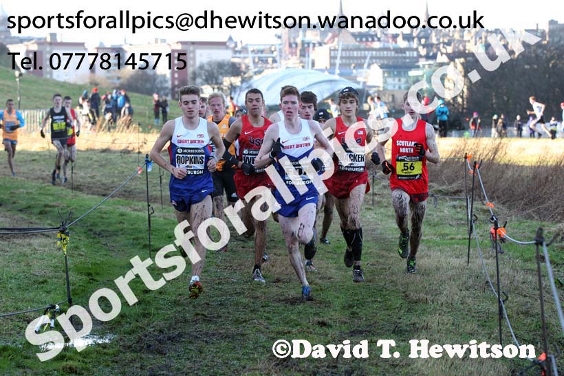 Junior mens 6k., Morrisons Great Edinburgh Cross Country. Photo: David T. Hewitson/Sports for All Pics